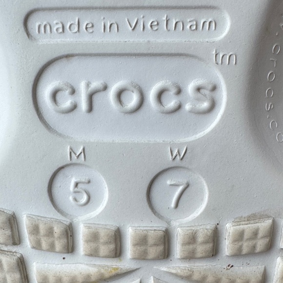 CROCS Artsy Clogs - Black, Pink, Yellow, Aqua/ Colors - Women's Size 7 Men's 5 - Picture 6 of 6